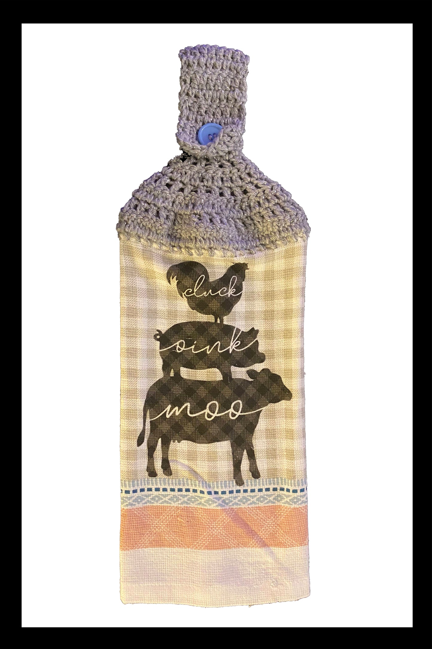 Cluck Oink Moo Kitchen Towel