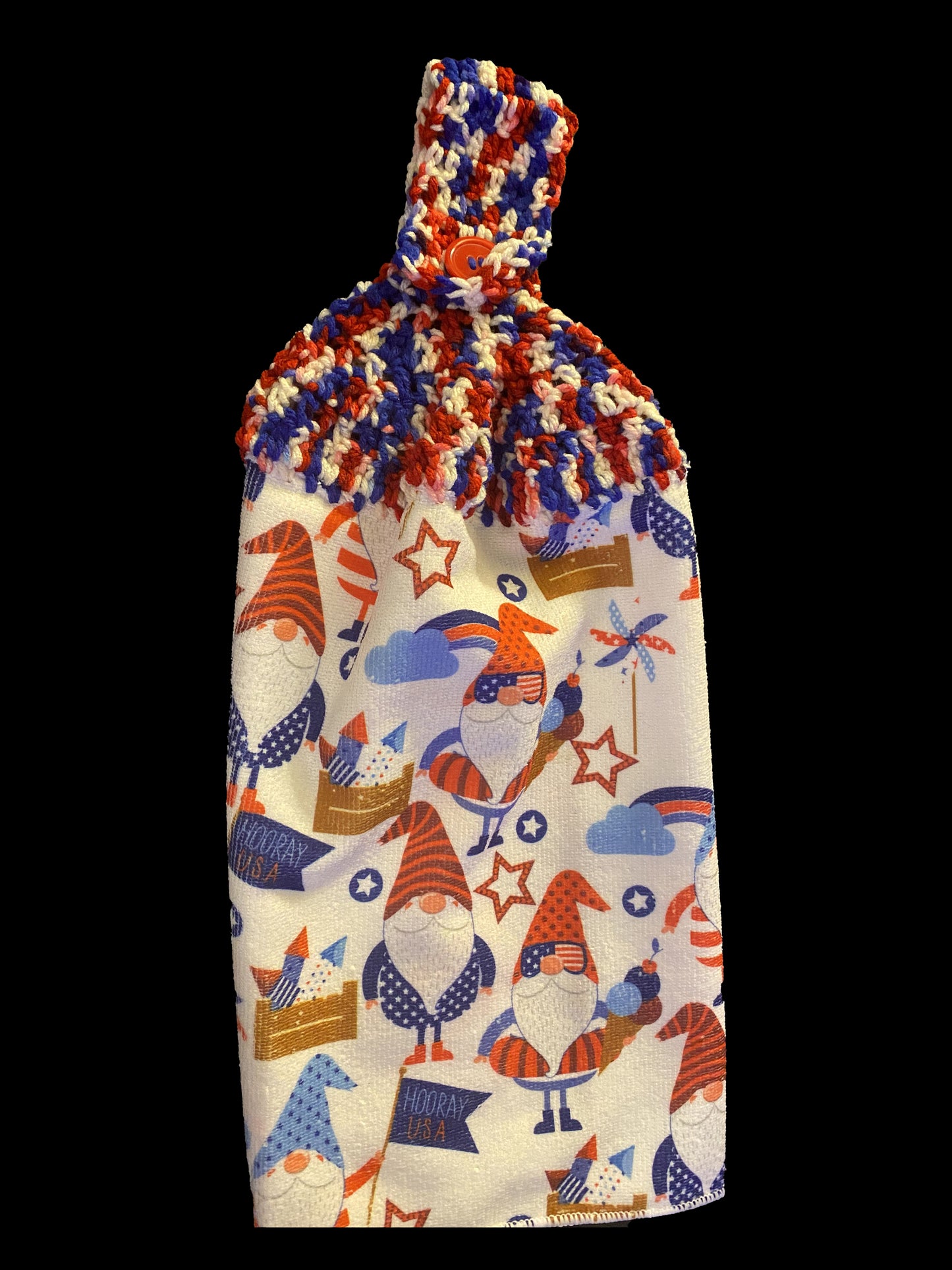 Patriotic Gnome Kitchen Towel