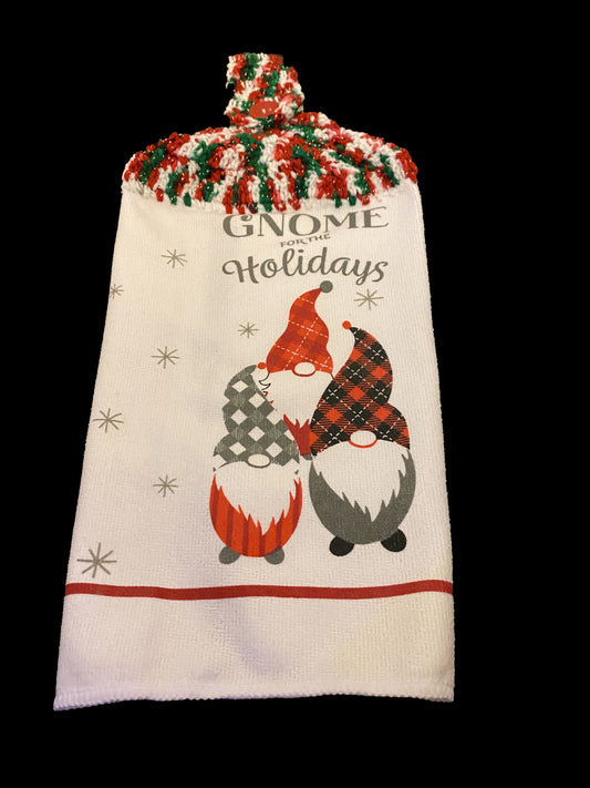 Gnome for Holidays Kitchen Towel