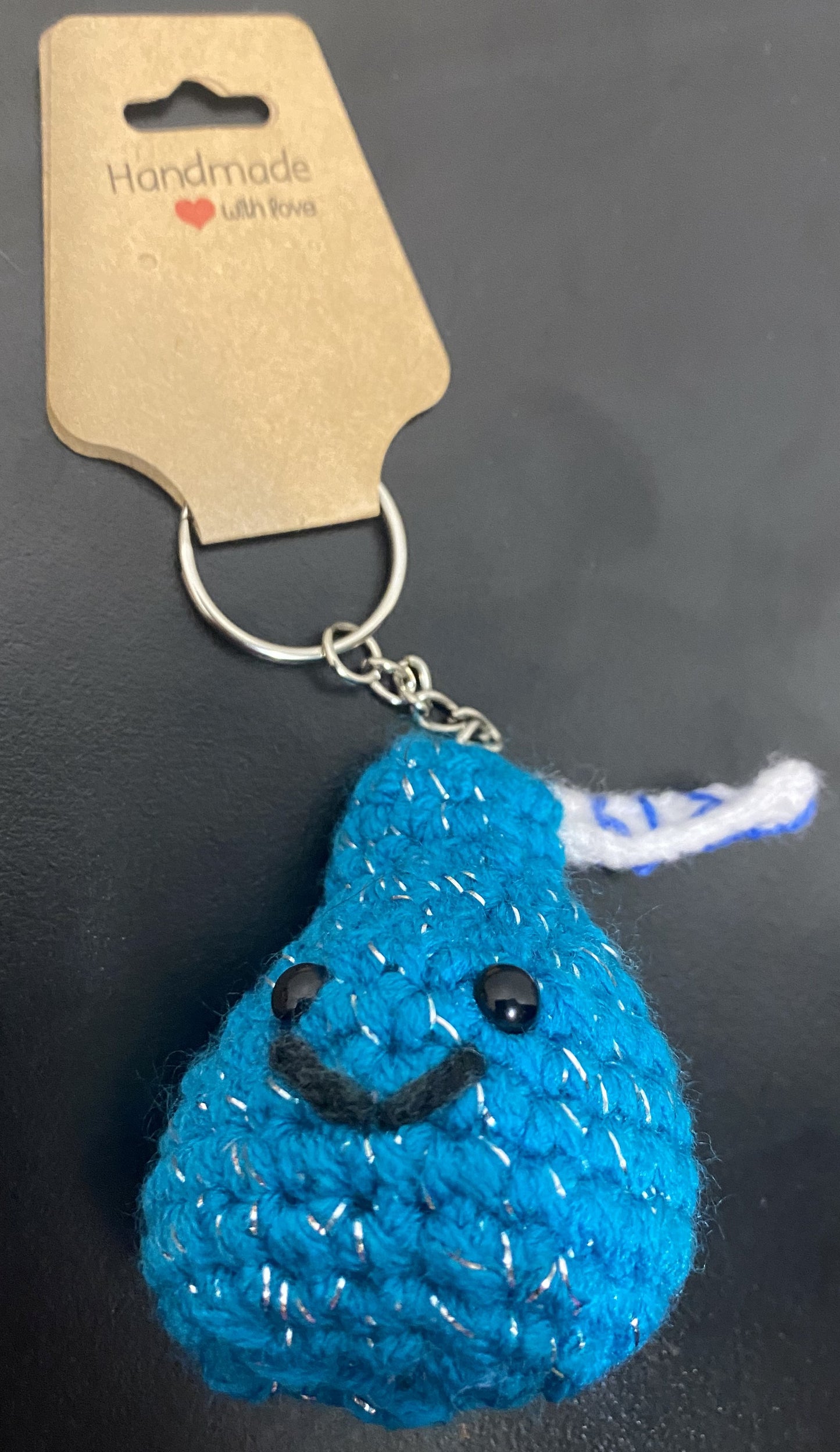 Mini Crochet Kiss Keychain